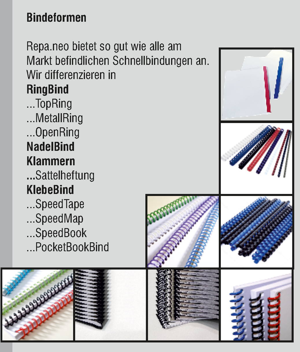Binden-Informationen.